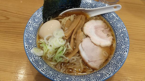 「中華そば大盛780円＋120円」@中華そば 笑歩の写真