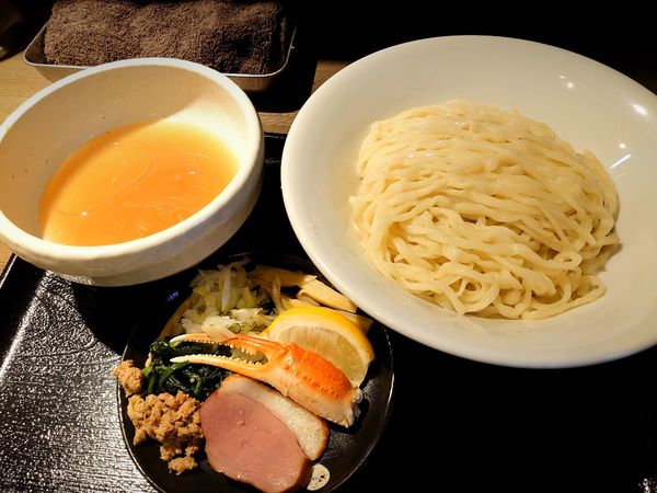「【限定】蟹と貝のクリィミーつけ麺（大盛）」@鴨出汁中華蕎麦 麺屋yoshikiの写真
