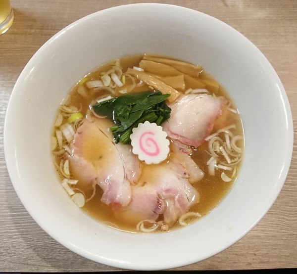 「【年末年始限定】醤油チャーシュー麺＋店主気まぐれビール」@中華そば 和渦 TOKYOの写真