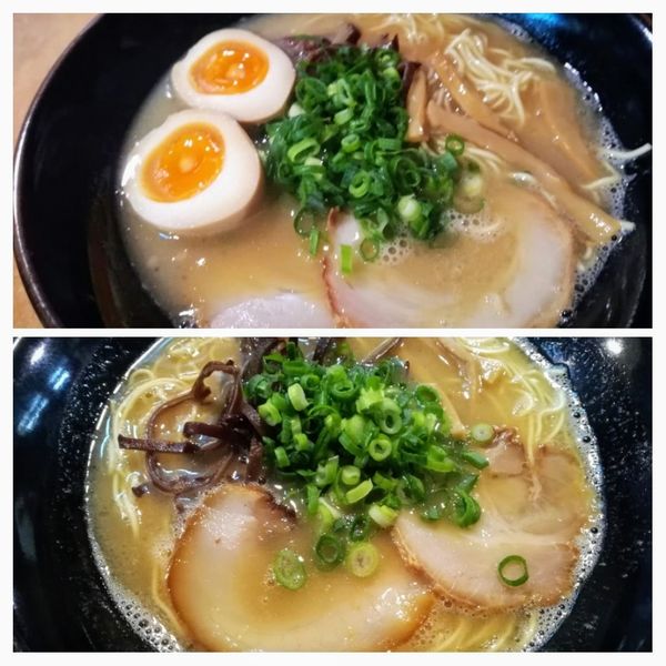 「ラーメン680味玉ラーメン780」@博多とんこつラーメン わ蔵 中目黒店の写真