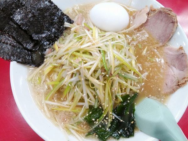 「かいざんラーメン＋ネギW＋玉子」@ラーメン かいざん 新小岩店の写真