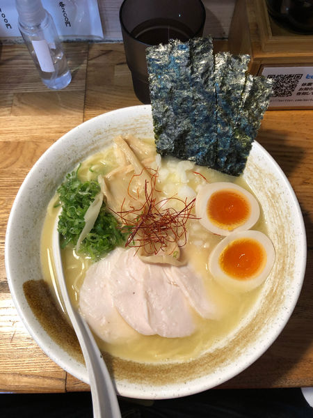 「特製中濃白湯　1000円」@麺匠ようすけ 鶏煮亭の写真