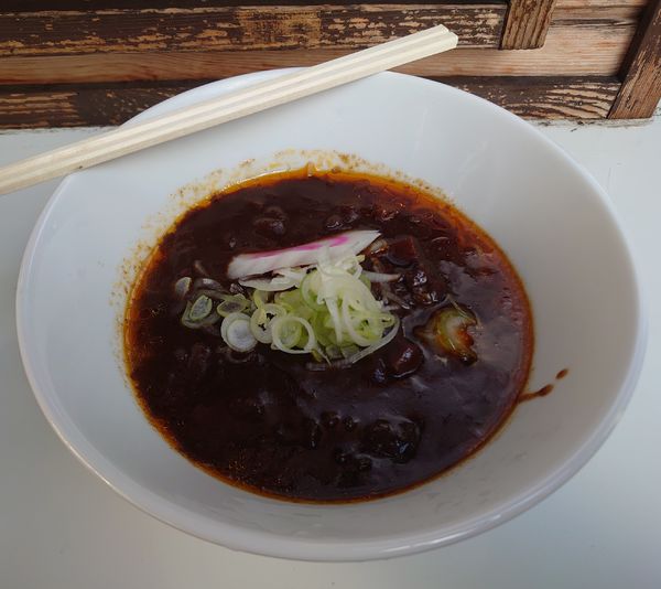 「パレオのカレーラーメン(600円)」@秩父そば 御花畑駅売店の写真