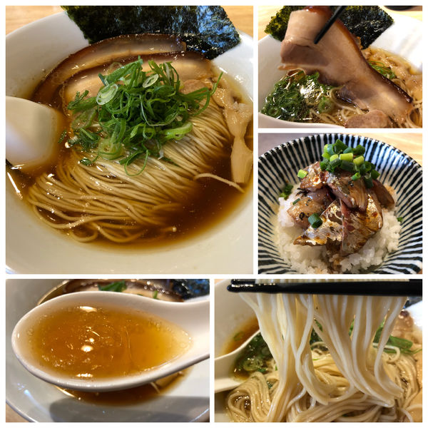 「(新)川越醤油の中華そば880円アジ丼450円」@寿製麺よしかわ 川越店の写真