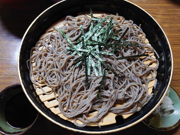 「ざるそば(750円)」@そば処 入船の写真