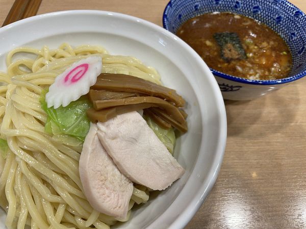 「辛つけ麺（特盛）」@スミレ食堂の写真