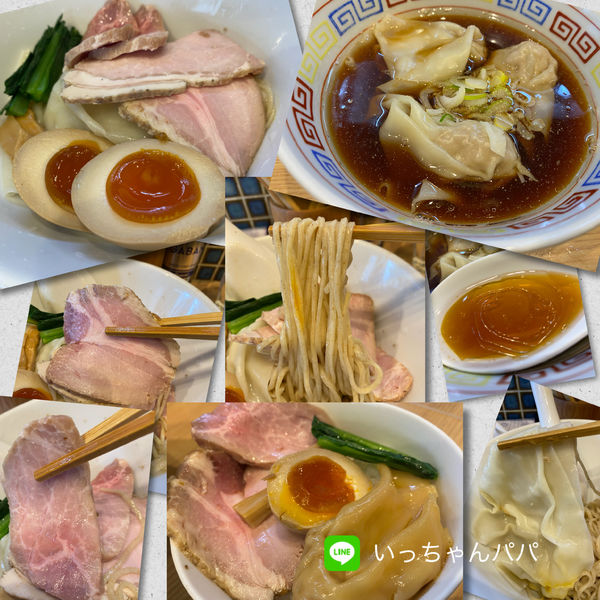 「特製つけ麺 1200円 半ライス 100円」@ほっこり中華そば もつけの写真