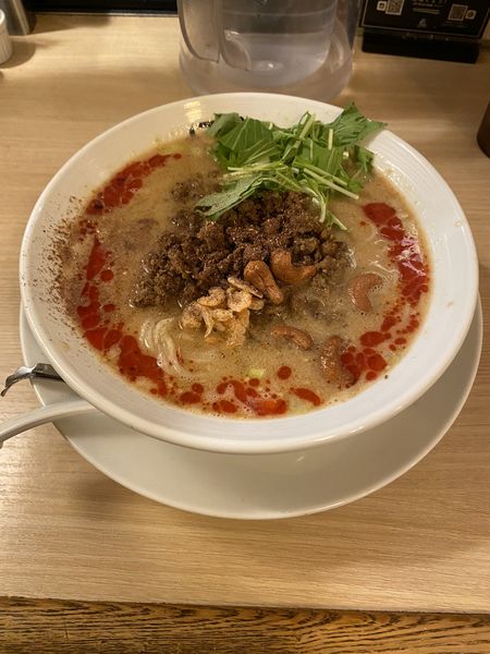 「汁あり担担麺」@175°DENO担担麺 GINZaの写真