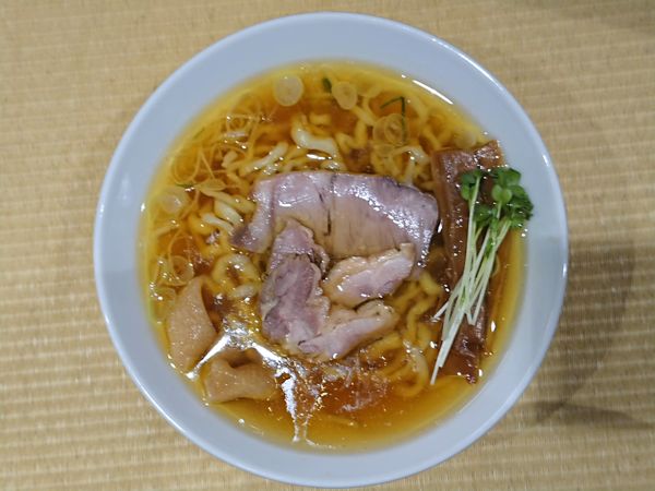 「親鶏中華そば＋かき揚げ小丼」@手打 親鶏中華そば 綾川の写真