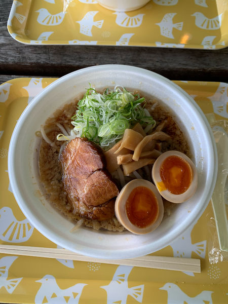 「しょうゆらーめんTP半熟味付玉子」@ブーブーキングの写真