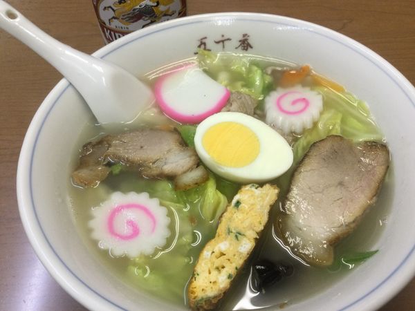 「キリンラガー・中瓶+五目そば(¥500+650)」@中華料理 五十番の写真