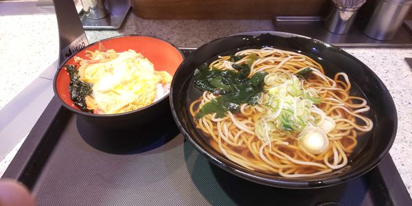 「朝食セット」@名代 富士そば 昭和通り店の写真