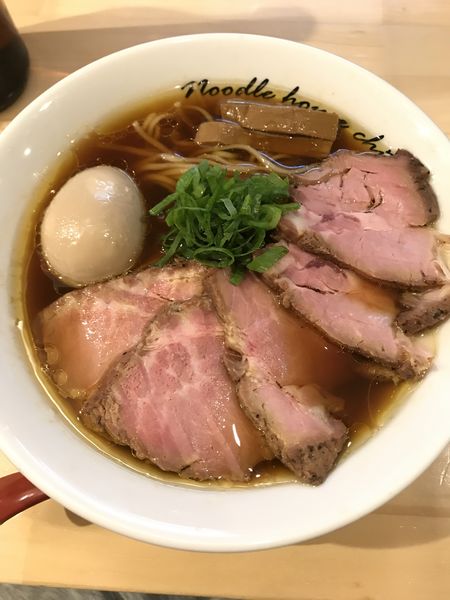 「醤油煮卵チャーシュー」@麺庵ちとせの写真