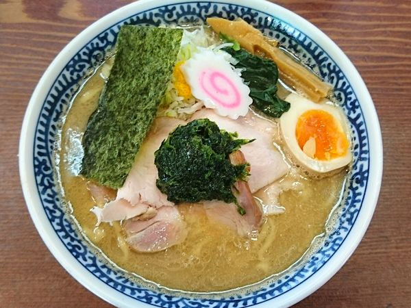 「手揉み煮干し拉麺、生のり」@良温(Ra-on)の写真