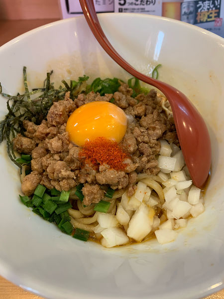 「まぜそば」@台湾まぜそば・台湾ラーメン 薫の写真