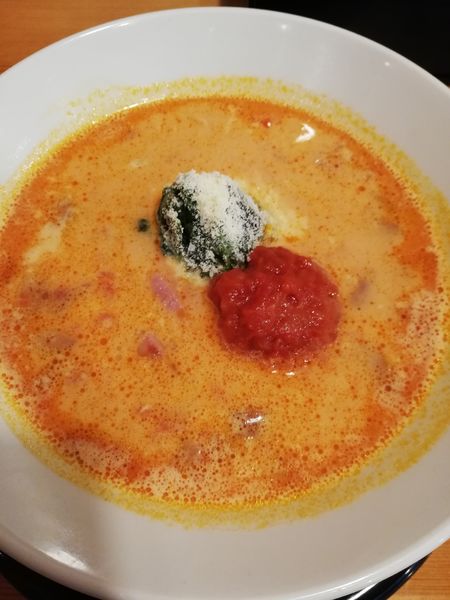 「トマトラーメン」@トマトラーメン あうわ 清武本店の写真