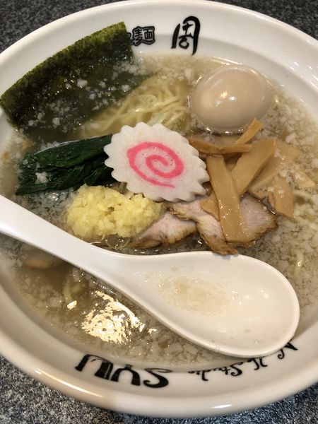「極塩 600円 クーポン味玉」@Noodle Studio SYU 周の写真