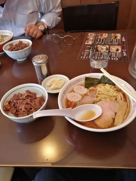 「中華そば(ミニ肉飯)」@三角屋 暖 -DAN-の写真