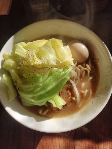 「味玉濃厚そば ﾒﾝﾏ抜き」@武麗舞の写真