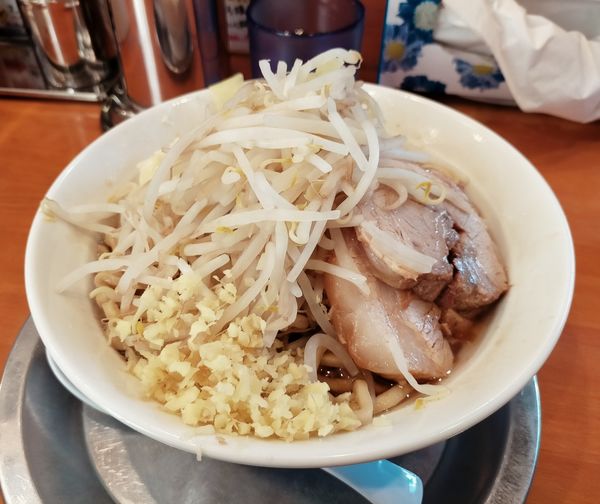 「ラーメン750円 野菜マシ」@麺屋穴場の写真