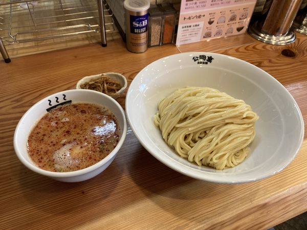 「辛つけ麺【柔らかめ】」@公園前の写真