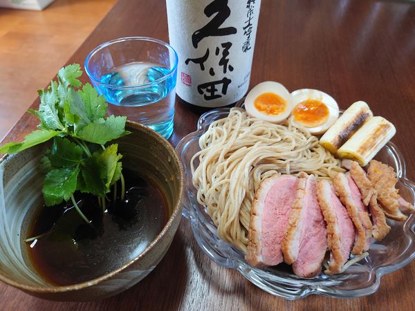 「【テイクアウト】年越し鴨つけ麺（2食分タレ付）850円」@柳麺 呉田-goden-の写真