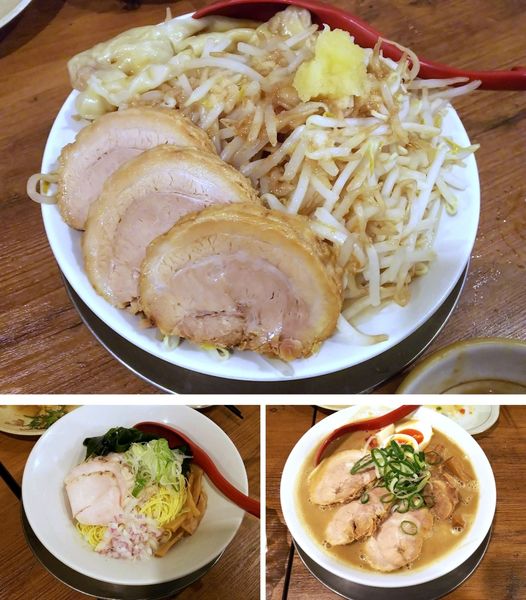 「貝の塩ダレ和えそば・potiが求めてるラーメンなど計3種」@立ち呑み居酒屋 金町製麺の写真