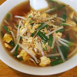 ニラ玉ラーメン