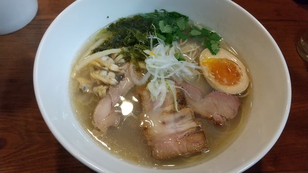 「年越し潮の特製塩らーめん1050円」@麺処 びぎ屋の写真