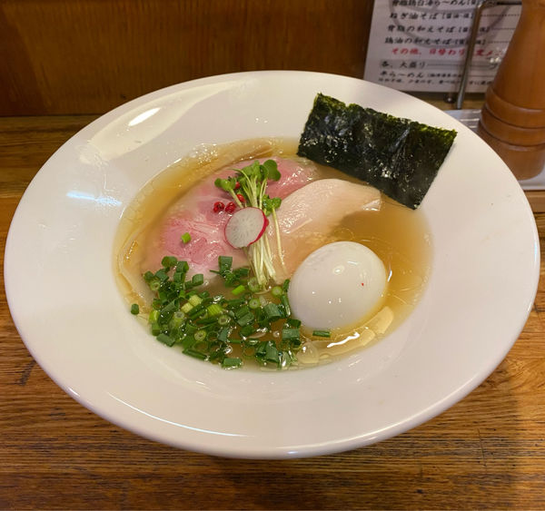 「年越しらーめん・小島流重ね式清湯¥1100 (塩で)」@麺庵 小島流の写真