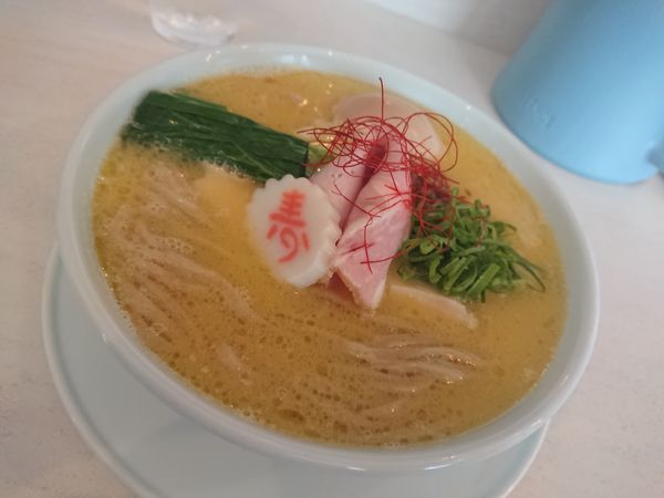 「年始限定 鶏白湯(塩)味玉 1000円」@青森中華そば オールウェイズの写真