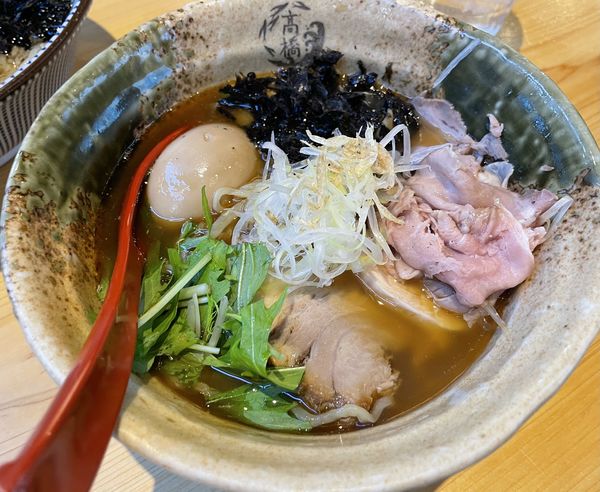 「焼きあご塩らー麺」@焼きあご塩らー麺  たかはし 歌舞伎町店の写真