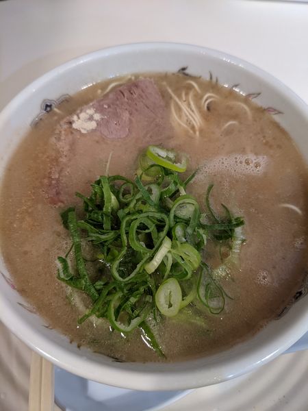 「ミニラーメン(バリカタ）」@八ちゃんラーメン ラーメン博物館店の写真