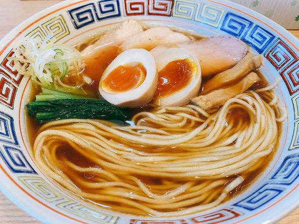 「味玉中華そば」@ほっこり中華そば もつけの写真