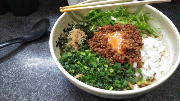 「台湾カレーまぜそば」@てっぺん 中川一色分店の写真