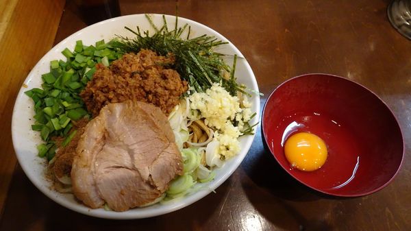 「台湾まぜそば（1,000円）＋豚1枚（100円）ニンニク」@麺屋 歩夢の写真