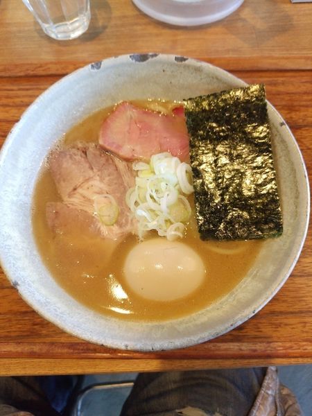 「味玉らーめん ﾒﾝﾏ抜き(年始限定)」@YOKOKURA STOREHOUSEの写真