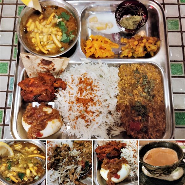 「ミサル＋キーマカレープレート　1200円」@ガヤバジの写真