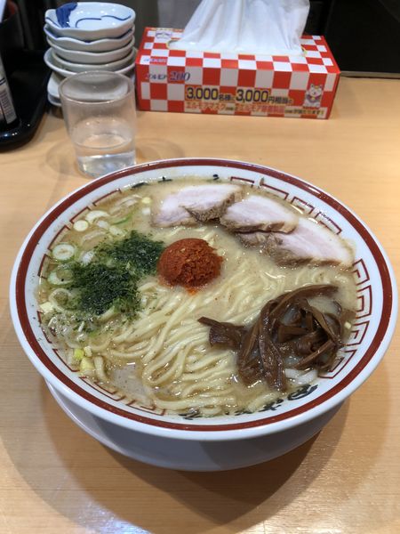 「山形辛味噌（大盛）」@田中そば店の写真