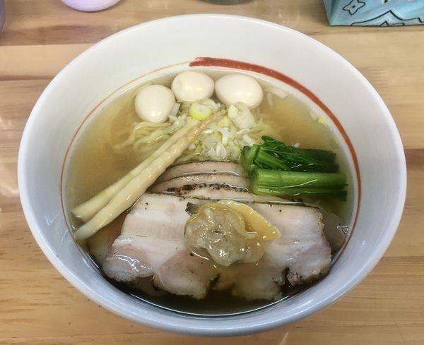 「潮らぁ麺+どっちーも！」@Tokyo Bay Fisherman's noodleの写真