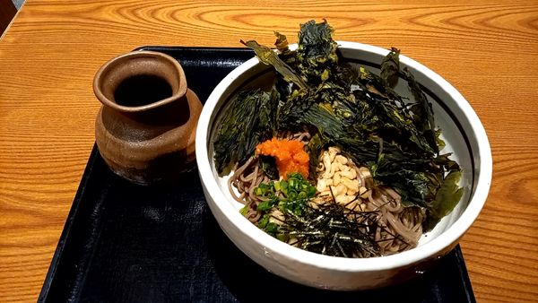 「板わかめぶっかけそば」@はなの舞 シャミネ松江店の写真