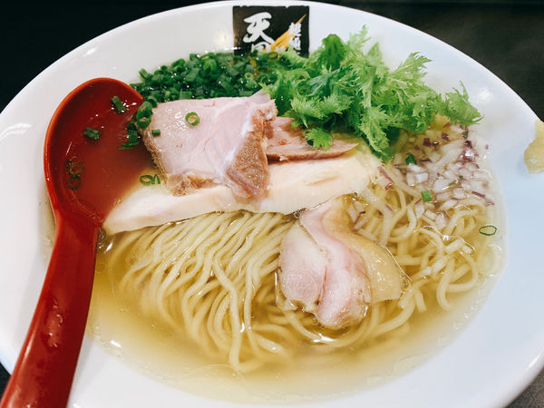 「イシモチ煮干し塩麺」@超純水採麺 天国屋の写真