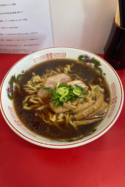 「中華そば 黒醤油 ＋ メンマ」@中華そば 竹千代の写真