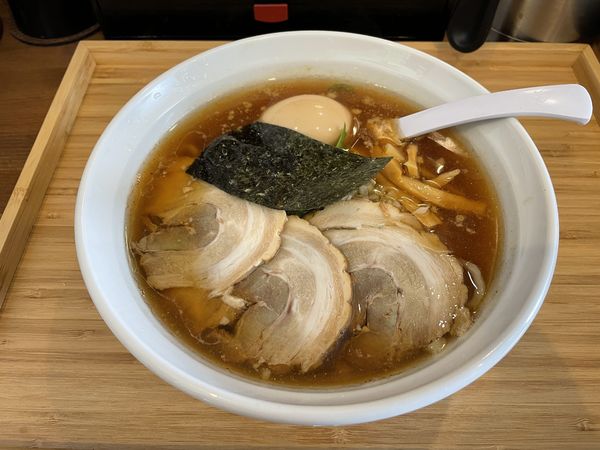 「平子煮干の醤油そば」@らぁめん 麺彩家の写真