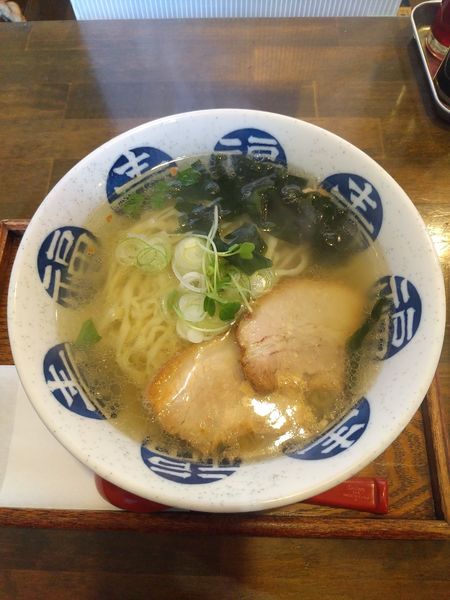 「しお ﾒﾝﾏ抜き」@ラーメン厨房 ぽれぽれの写真