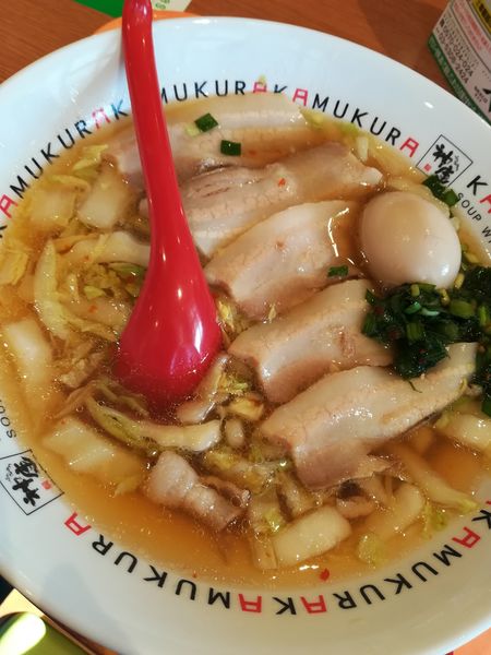 「小チャーシュー煮卵ラーメン1130」@どうとんぼり神座 パサール三芳店の写真