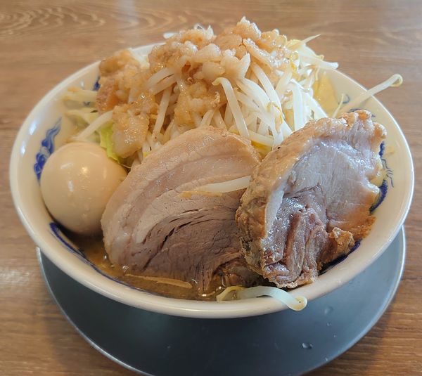 「豚玉ラーメン」@ジャンクガレッジ 越生店の写真