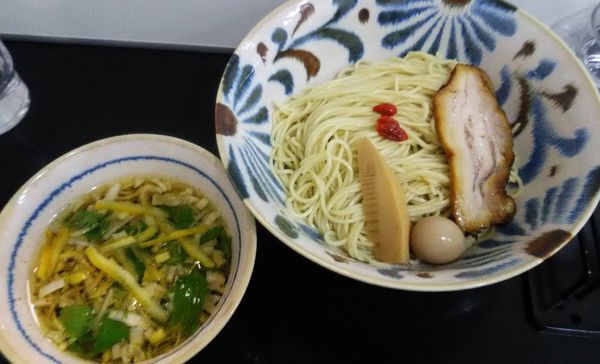 「アゴだしつけ麺」@自家製麺SHINの写真
