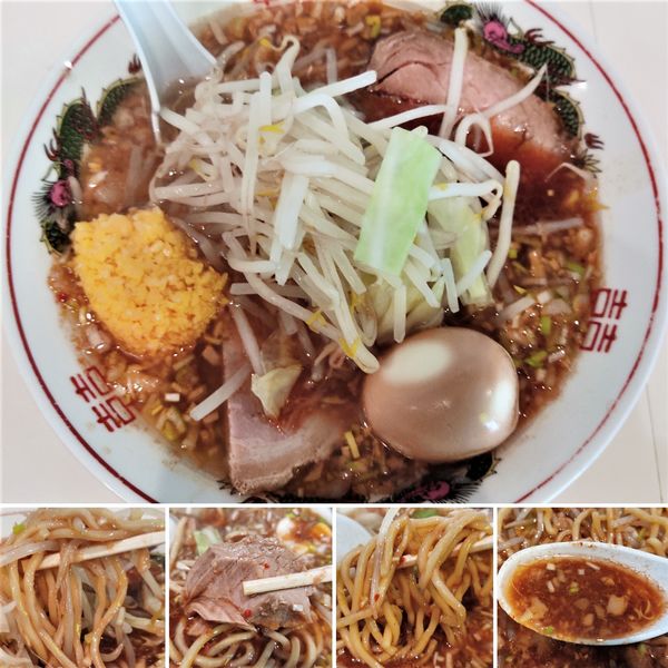 「醤油旨辛ラーメン(2/5/6/麺半分)  820円」@麺家ぶんすけの写真