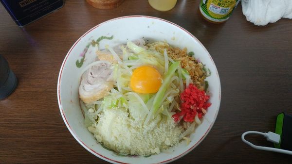 「小ラーメン汁なし」@ラーメン二郎 横浜関内店の写真